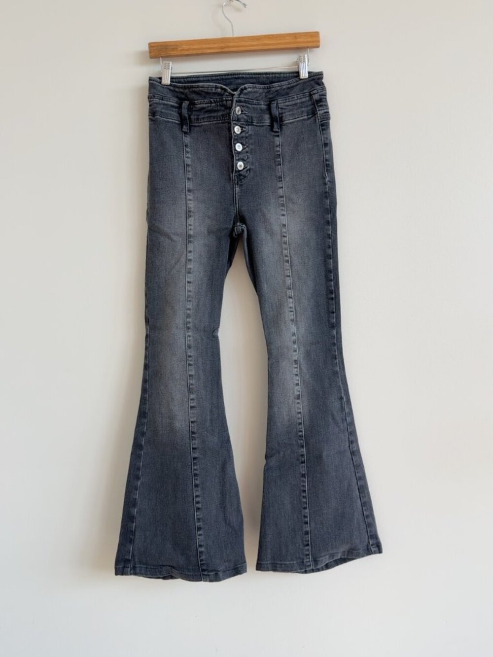 Free People We The Free High-Rise Bell Flare Jeans | Size 29